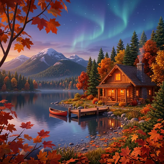 Canada adventure illustration