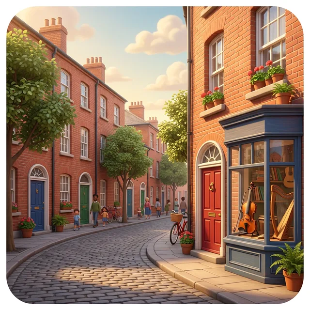 Ireland adventure illustration