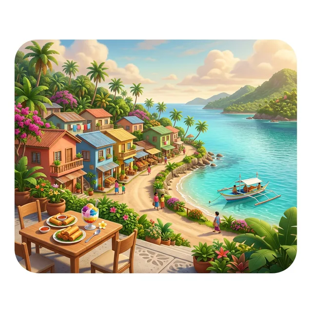 Philippines adventure illustration