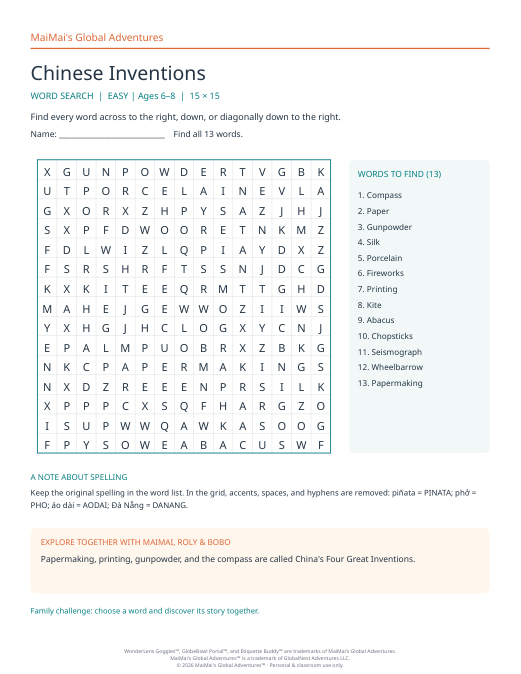PDF preview: Chinese Inventions