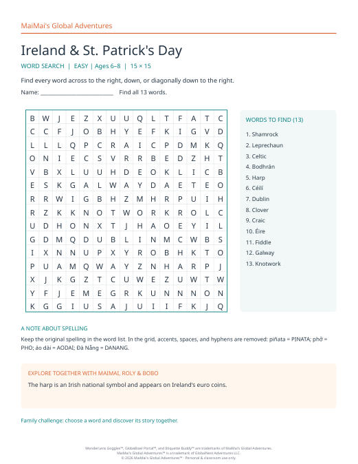 PDF preview: Ireland & St. Patrick's Day